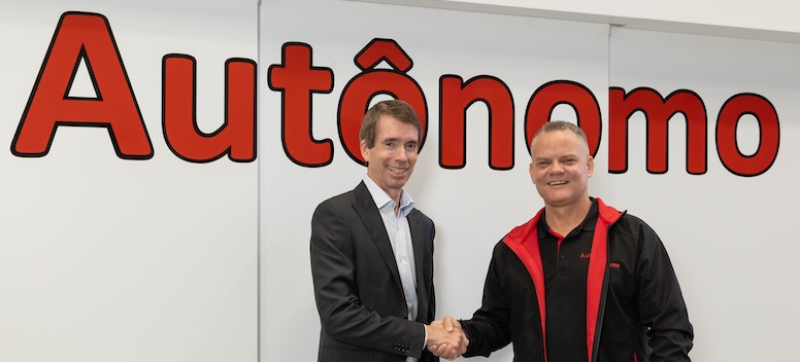 Autonomo and Ledge Finance Photoshoot at Autonomo, Wangara on Friday November 14th, 2025. Neil Ferguson & Gerard McNamara. Picture by John Koh.