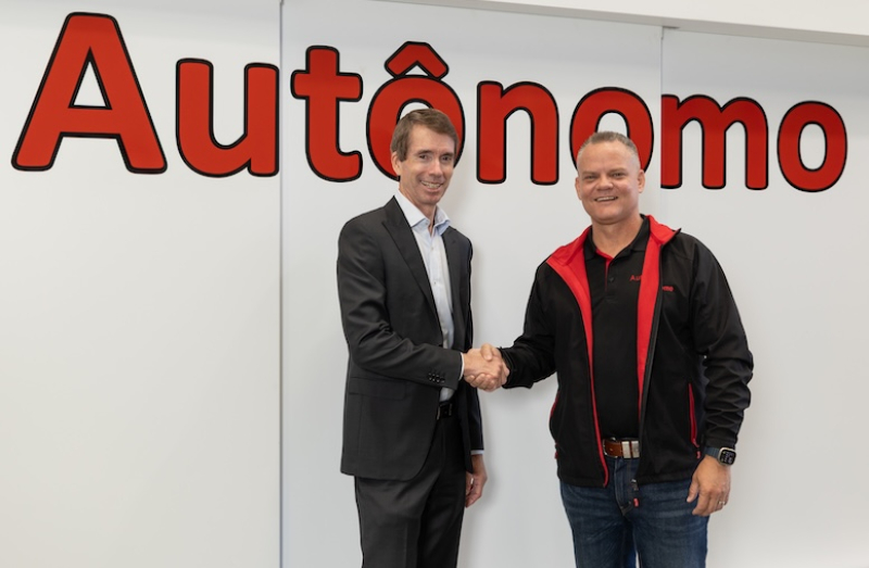 Autonomo and Ledge Finance Photoshoot at Autonomo, Wangara on Friday November 14th, 2025. Neil Ferguson & Gerard McNamara. Picture by John Koh.